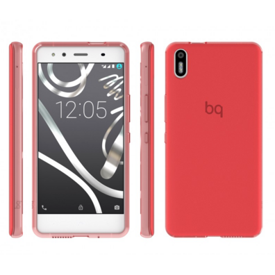 Caso Red Gummy BQ Aquaris X5
