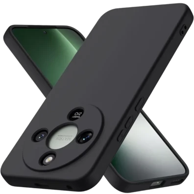 Base Honor Magic 8 Lite 5G Square Liquid Premium Negro - Marca CROCOCASE