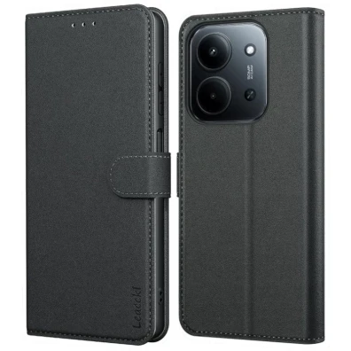 Capa Livro 360o Protection Xiaomi Redmi 15C 4G/5G em Preto