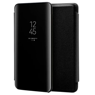 Capa Livro Smart Mirror Xiaomi Redmi Note 11S Negro - CROCOCASE