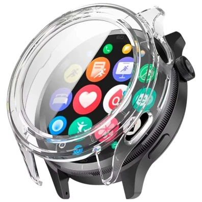 Capa Xiaomi Watch S4 Transparente com Cristal Templado - Proteção e Estilo