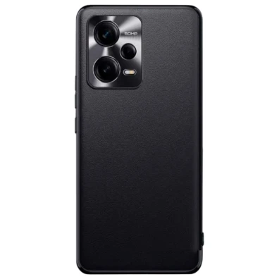 Base de polipiel e TPU Xiaomi Redmi Note 12 Pro+ - Preto