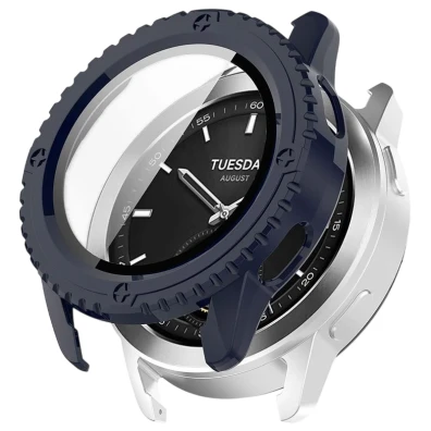 Protector de Ecrã e Base para Xiaomi Watch S3 Azul Escuro