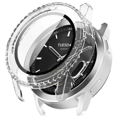 Capa PC + Cristal Templado Xiaomi Watch S3 Transparente - Proteção e Estilo