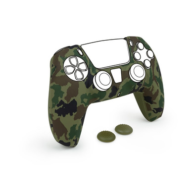 Funda Protectora BigBen + 2 Thumbsticks Camo