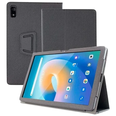 Capa Inteligente Blackview Tab 9 com Suporte Preto PU - Crococas e