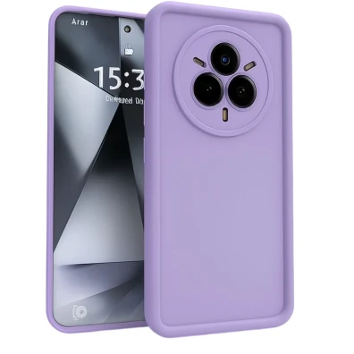 Base Realme 14 Pro+ Square Liquid Premium Lavanda - Marca CROCOCASE