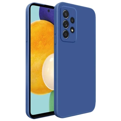 Tampa protetora Samsung Galaxy A53 5G Square Liquid Premium Azul - Marca CROCOCASE
