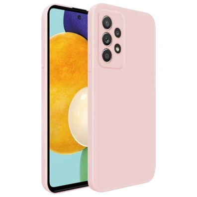 Base Samsung Galaxy A33 5G Square Liquid Premium Rosa - Marca CROCOCASE
