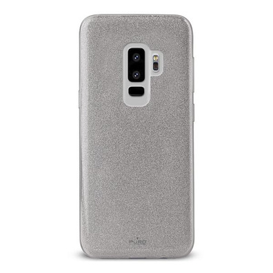 Shine Silver Galaxy S9 Plus caso puro