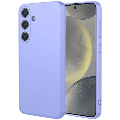 Base Samsung Galaxy S25 5G Square Liquid Premium Lavanda - Marca CROCOCASE