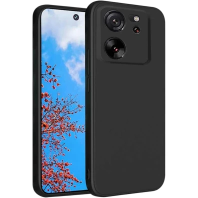 Loja online: Funda Xiaomi 13T / 13T Pro Square Liquid Premium Negro - CROCOCASE