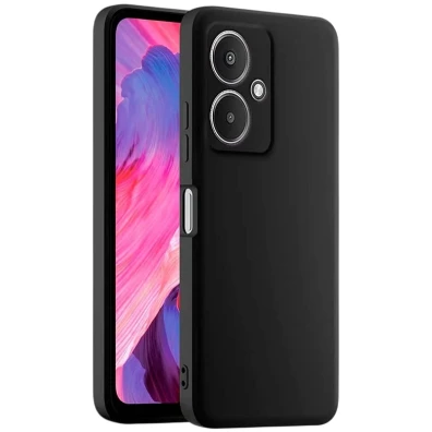 Funda Xiaomi Redmi 13C 5G Square Liquid Premium - Preto - Proteção Elegante e Funcional