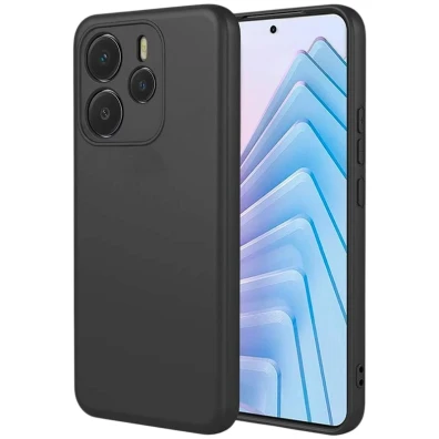 Funda Xiaomi Redmi Note 14 5G Square Liquid Premium Negro - Melhor Proteção