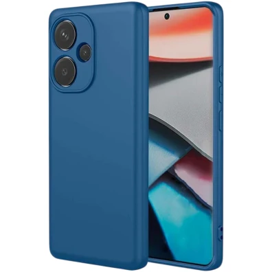 Capa Xiaomi Pouco F6 5G Square Liquid Premium Azul - CROCOCASE