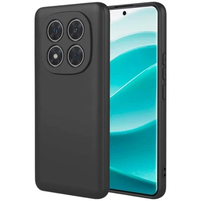 Funda Xiaomi Redmi Note 14 Pro 5G / Pouco X7 5G - Square Liquid Premium Negro by CROCOCASE