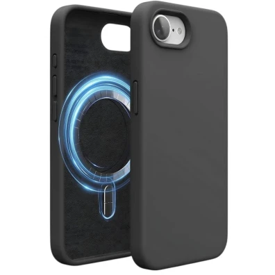 Base Suave Magsafe Preto para iPhone 17e/16e 6.1" - CrocoCase
