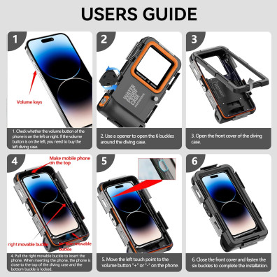Base Sumergible Universal para Smartphone IP68