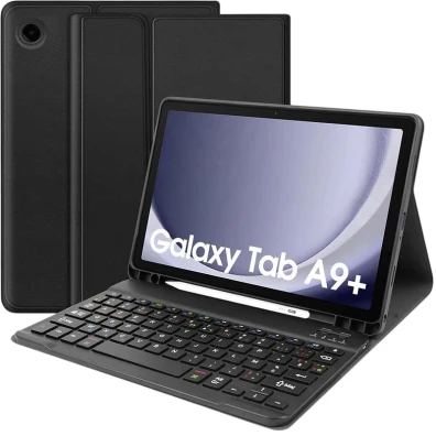 Base com Teclado Samsung Galaxy Tab A9+ - Crococase (Inglês)