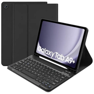 Base com Teclado Samsung Galaxy Tab A9+ - Proteção e Funcionalidade