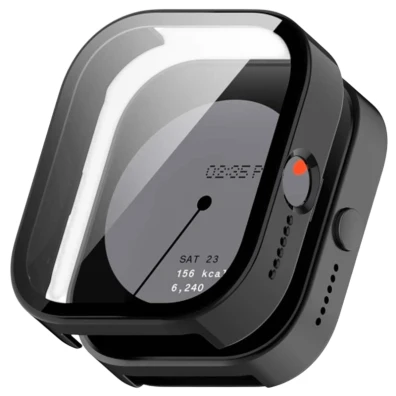 Funda e Cristal Templado para Nothing Watch Pro Negro por CROCOCASE