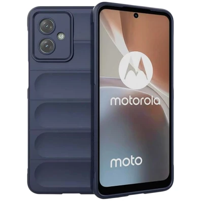 Base de Silicone Azul Wave para Motorola Moto G54