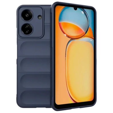 Capa de silicone para Xiaomi Redmi e Pouco - Azul Wave