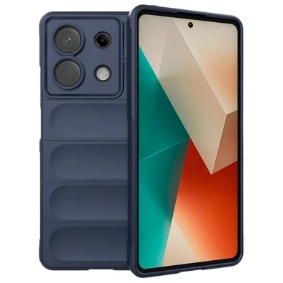 Funda De Silicona Wave Azul Escuro Xiaomi Redmi Note 13 5G
