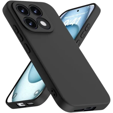 Capa Xiaomi 17 Square Liquid Premium Negro - Marca CROCOCASE