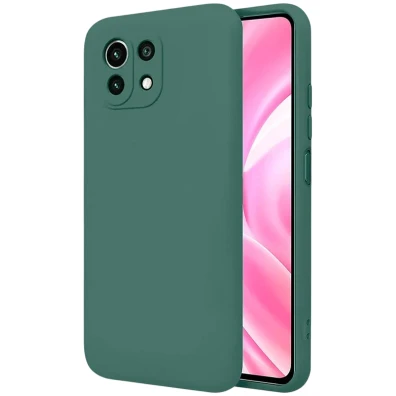 Xiaomi Mi 11 Lite 4G / 5G / 5G NE Square Liquid Premium Verde - CROCOCASE