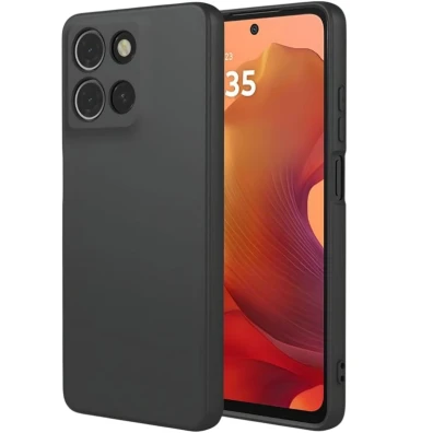Capa Negra Xiaomi Pouco C85 Square Liquid Premium - CROCOCASE