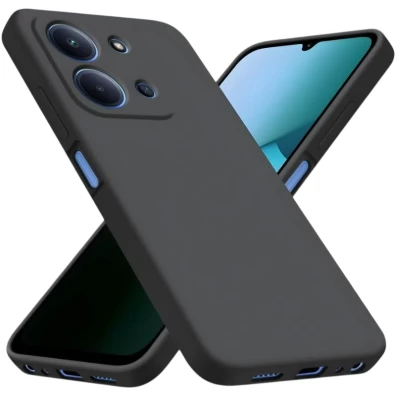 Título otimizado: Funda Xiaomi Redmi 15C Square Liquid Premium Negro 4G/5G