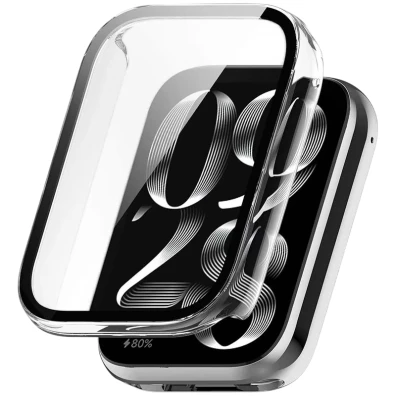 Base PC + Cristal Templado Xiaomi Mi Smart Band 8 Pro Transparente - CROCOCASE