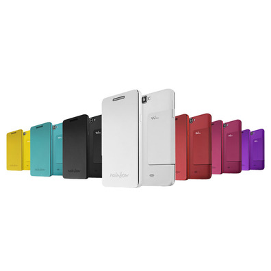 Funda para Wiko Rainbow com Tampa Rosa