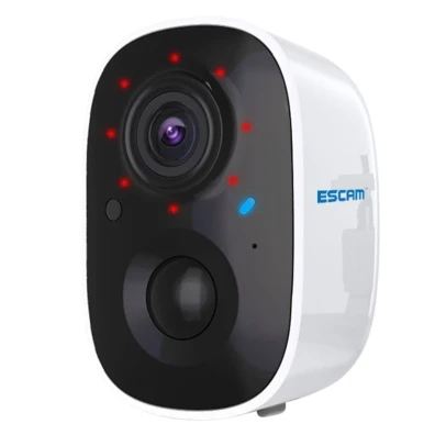 Escam G14 Branco - Câmara de Segurança Full HD 2MP com Visão Nocturna e IA