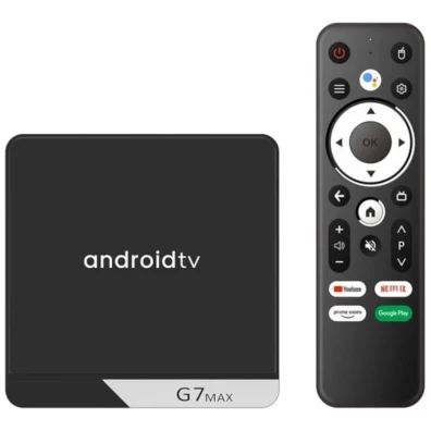 G7 Max S905X4 4GB/64GB Android 11 Controle Voz Wifi Dual - Android TV