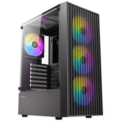 CAIXA SEMITORRE ATX AX27 RGB ELITE NEGRO ANTEC