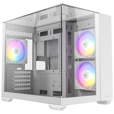 CAIXA ANTEC BLANCA MICROATX CX600M TRIO RGB MINITORRE