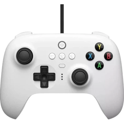Gamepad 8BitDo Ultimate Wired Branco Xbox e PC - Mando Compatível