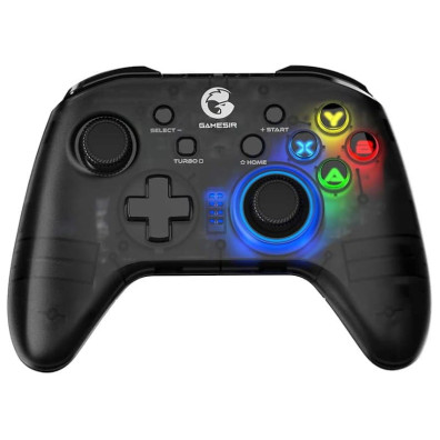 Gamepad GameSir T4 Pro para Switch/PC/iOS/Android com Suporte para Telefone Móvel - Preto