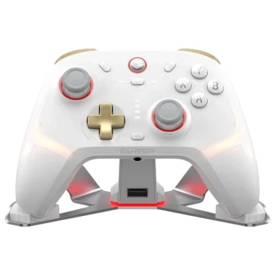 Mando GameSir Cyclone 2 Daybreak Branco com suporte para Nintendo Switch/PC/Smartphones