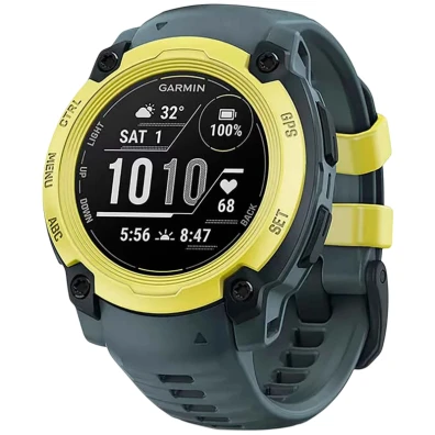 Garmin Instinct E 40mm Amarelo - Relógio Inteligente com GPS e Correa Gris