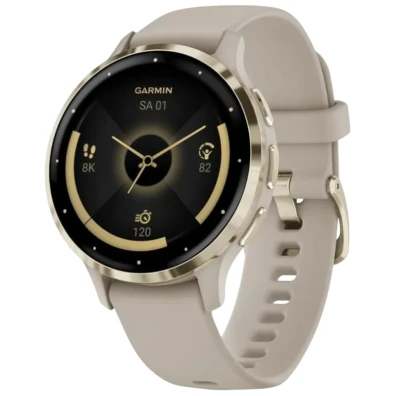 Garmin Venu 3S Beige Dorado - Relógio inteligente