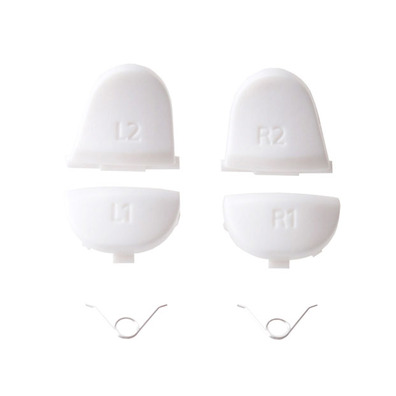 Gatilhos L1 L2 R1 R2 para Dualshock 4 Branco