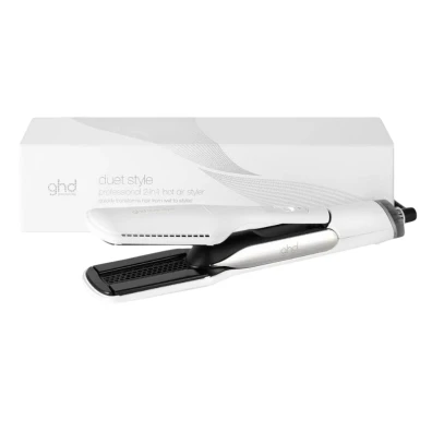 Plano de Pelo GHD Duet Style Branco - Acessório de Cabelo de Marca GHD