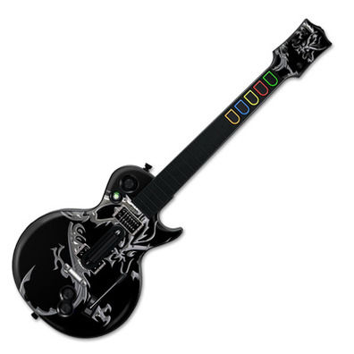 Skin Chrome Dragon Guitar Hero III PS3/Xbox360