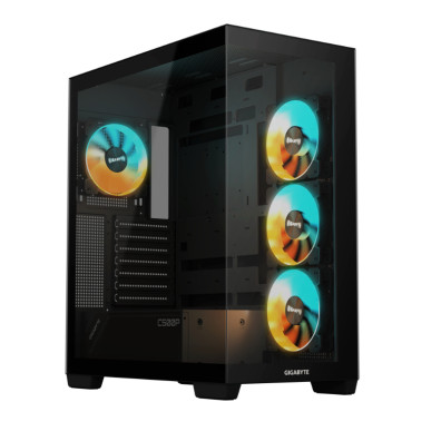C500 Panoramic Stealth ATX Negra