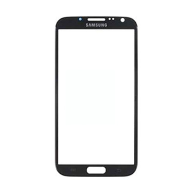 Front Glass for Samsung Galaxy Note 2 Preto / verde