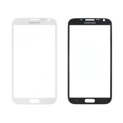 Front Glass for Samsung Galaxy Note 2 Preto / verde