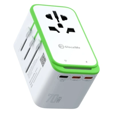 Adaptador de Viagem GlocalMe Roamplug 4G WiFi 4 em 1